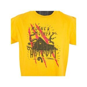 Mother Mother T Shirt Mens Size Small Yellow Hayloft Rock Band Tee